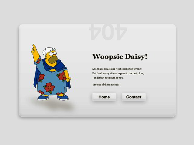 404 Error Page