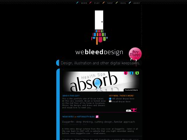 dark web design