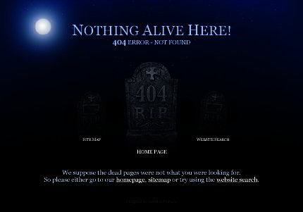 404 Error Page Template