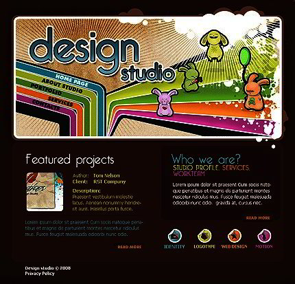 Illustrations in Web Design