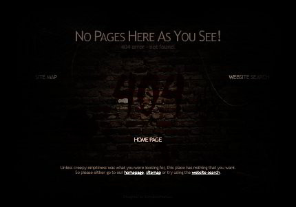 404 Error Page Template