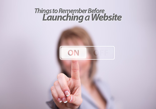 launching a website