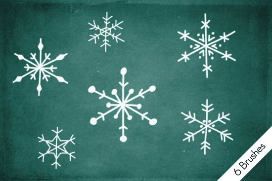 snowflakes_brushes_by_byjanam-d5npdnx