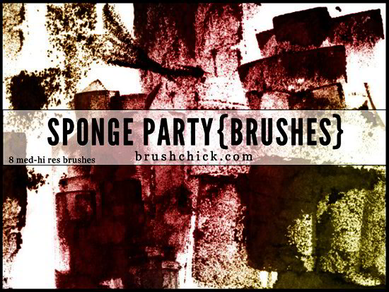 sponge_party_brush_pack_by_brushchick-d5rkvji