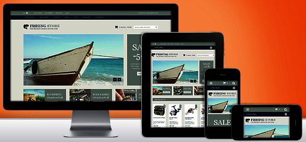 Fishing Responsive Magento Theme 