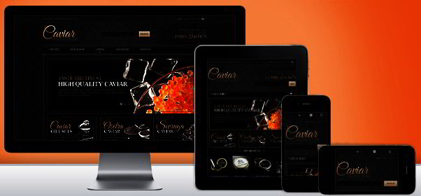 Responsive Caviar Store Magento Theme