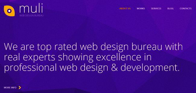 Purple in Web Design