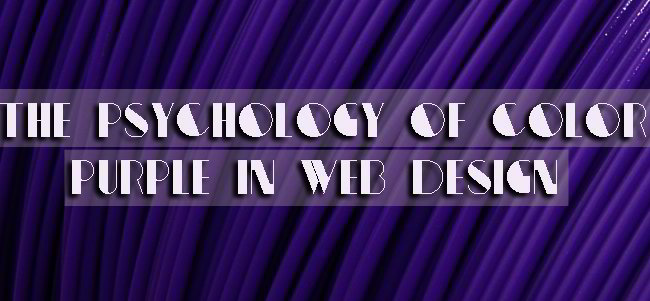 Purple in Web Design