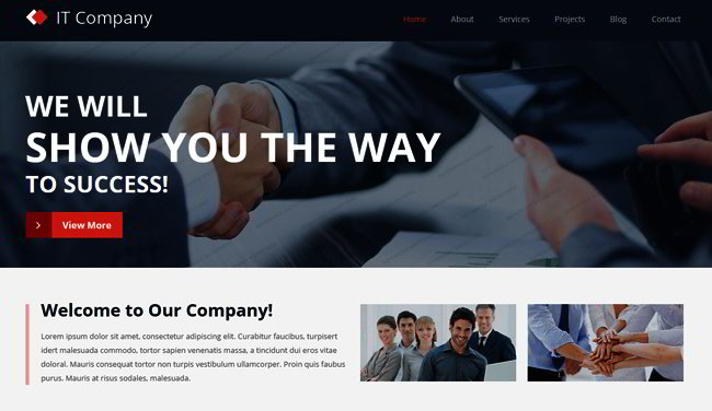 Business Website Template