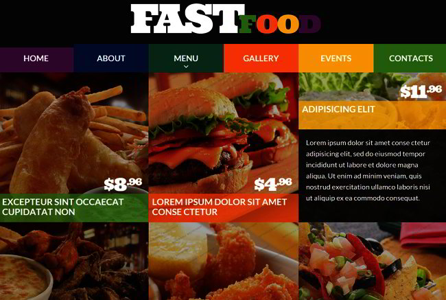 Restaurant Responsive Web Template