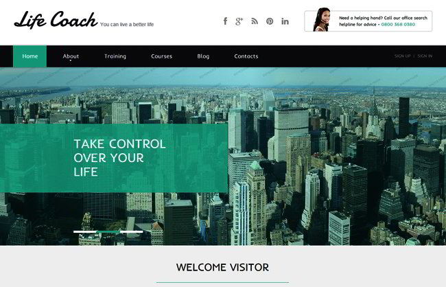 Life Coach Responsive Web Template