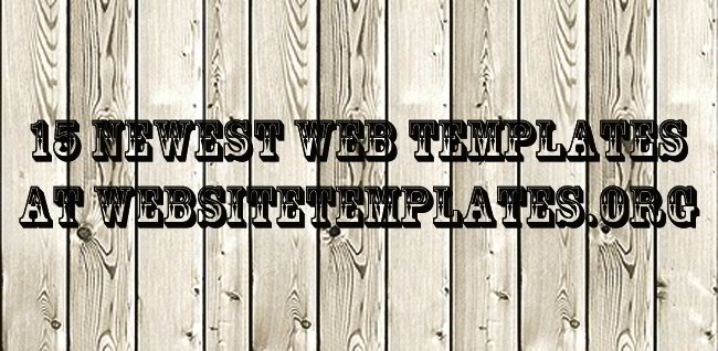 Newest Web Templates