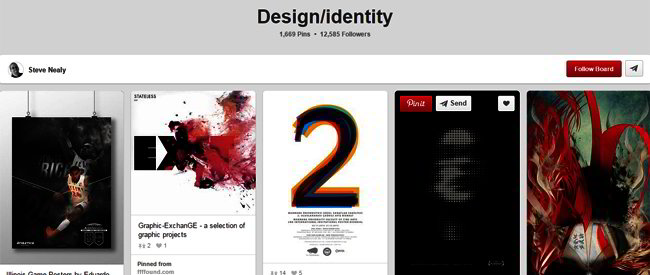 Web Design Boards on Pinterest