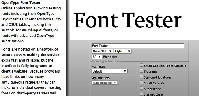 Tools for Web Typography