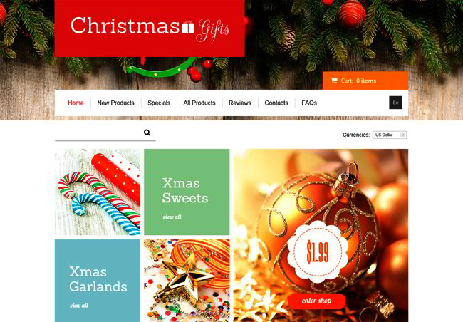 Web Templates for Christmas