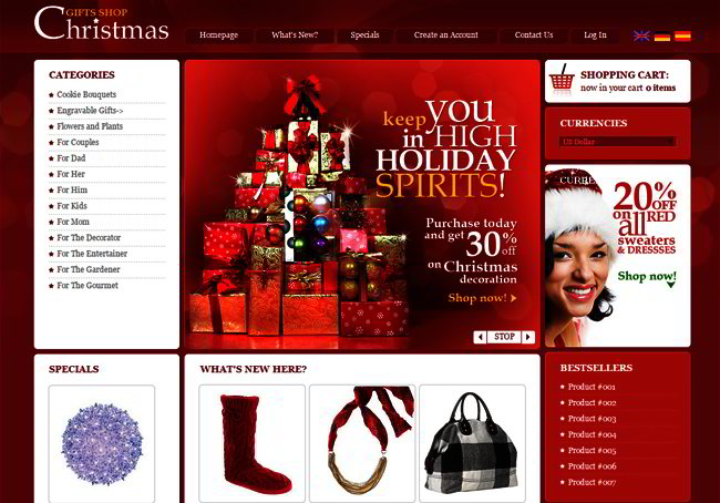 Web Templates for Christmas