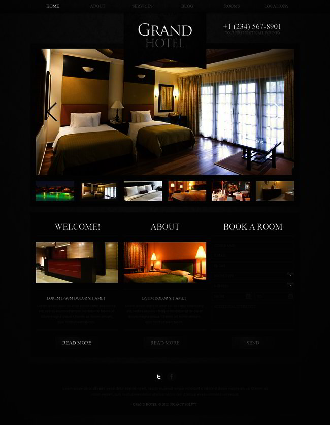 Hotels WordPress Theme