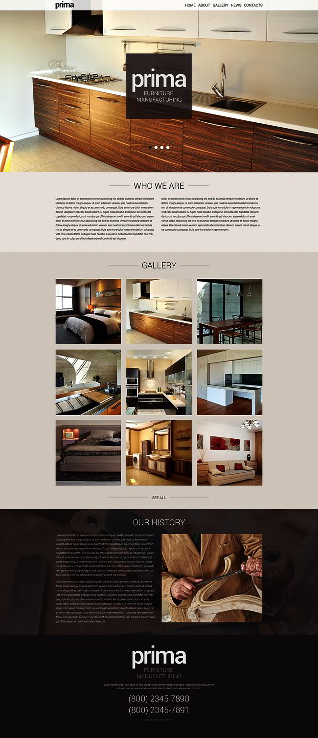 Furniture WordPress Theme