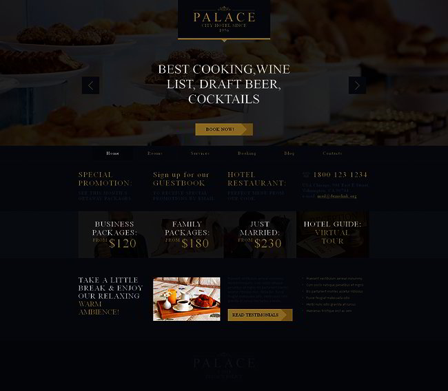 Hotels WordPress Theme