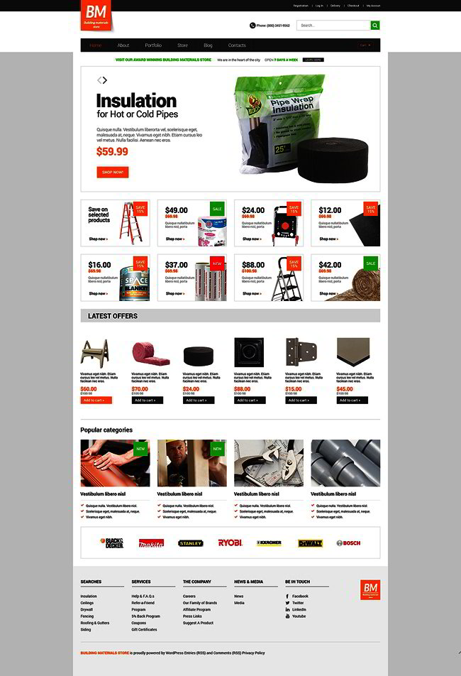 Home Repairs Responsive WooCommerce Theme