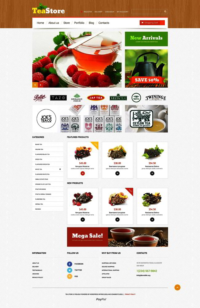 Tea Ceremony WooCommerce Theme