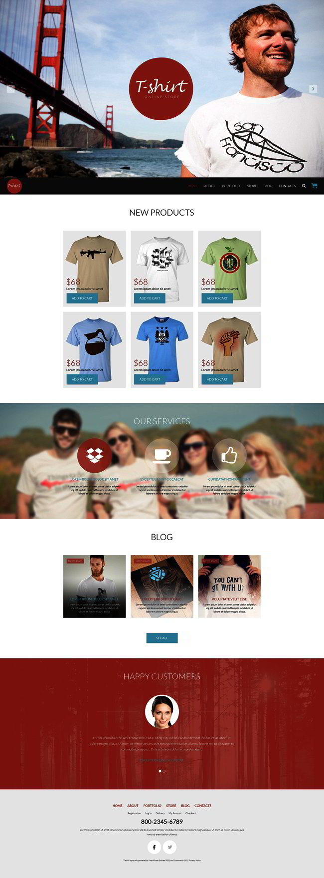 Any Taste TShirts WooCommerce Theme