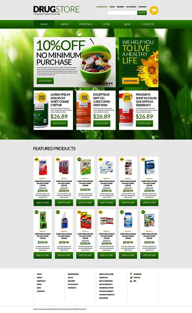 Drugstore WooCommerce Theme