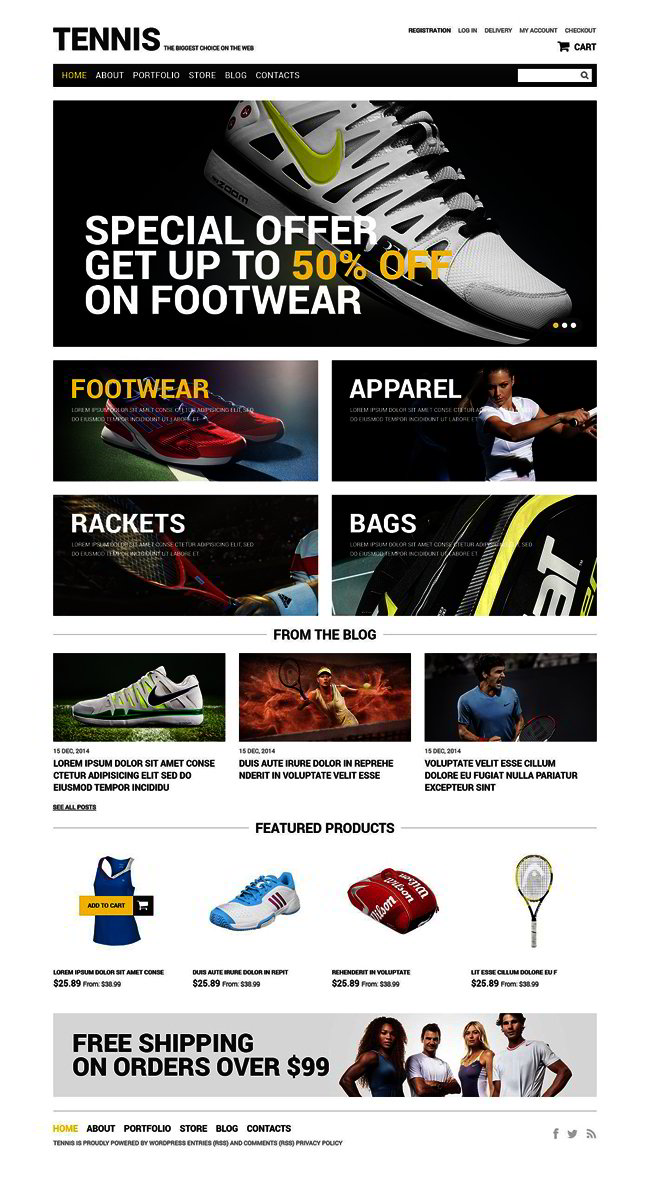 Sportswear WooCommerce Theme