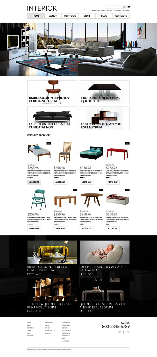 Interior Furniture WooCommerce Theme