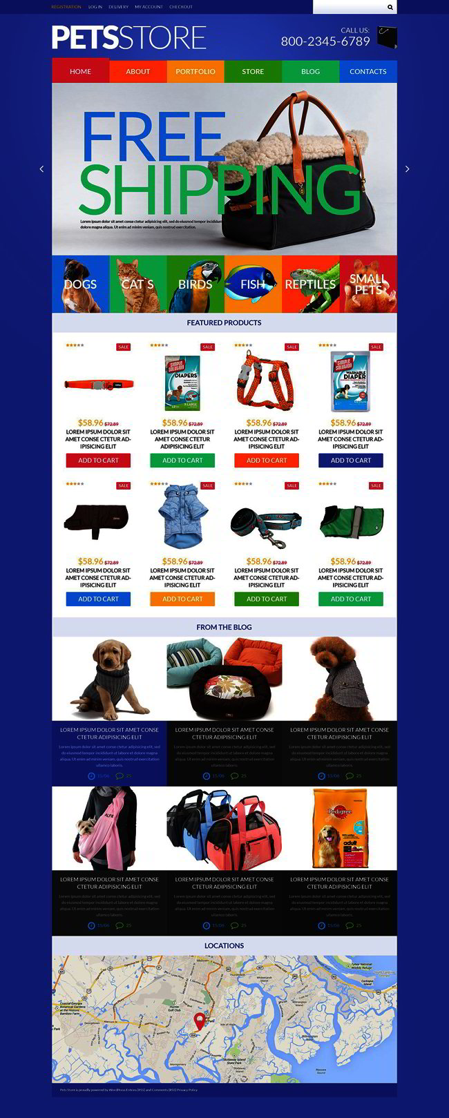 Pets Store WooCommerce Theme