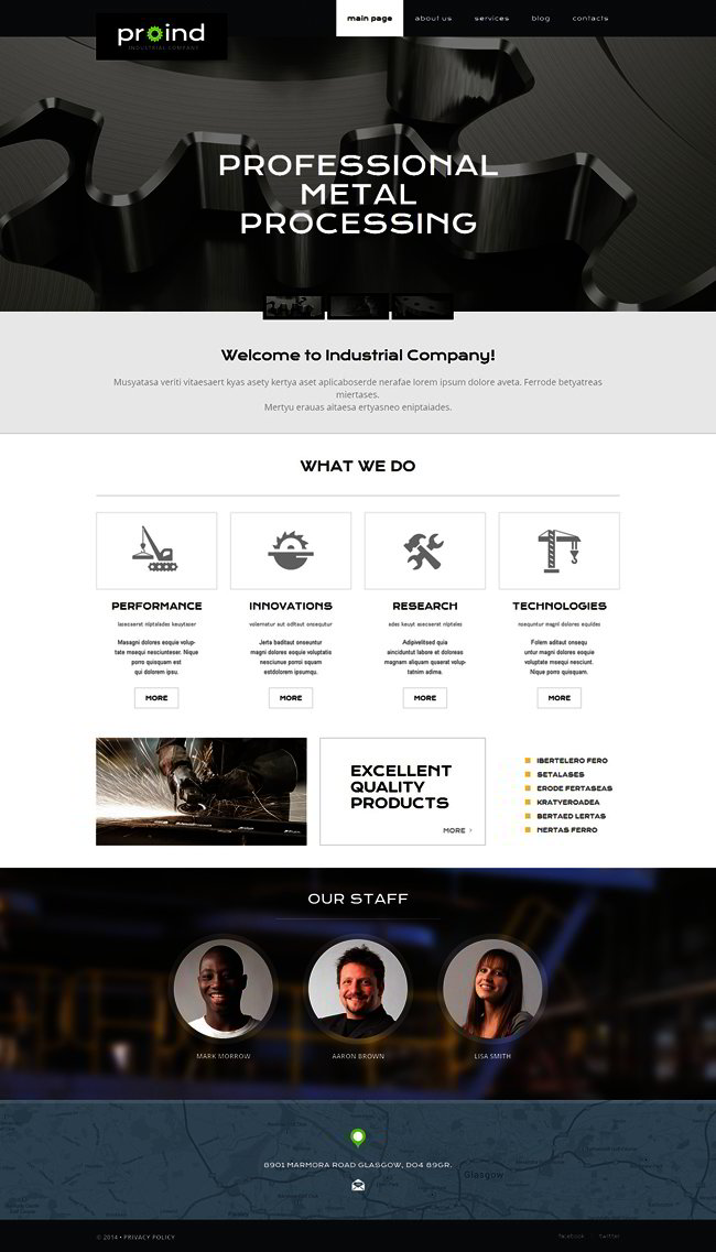 Steelworks Responsive WordPress Theme