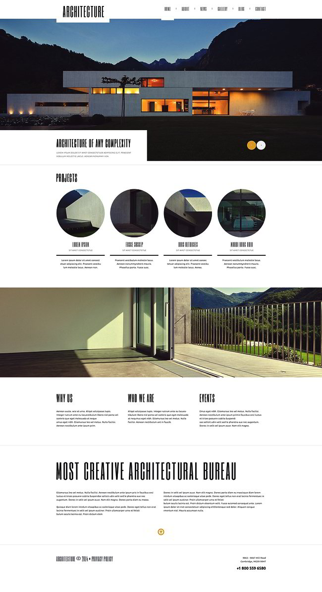 Architecture Guru WordPress Theme