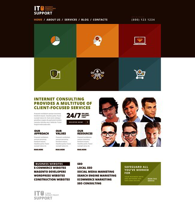 Trustworthy IT Company WordPress Theme