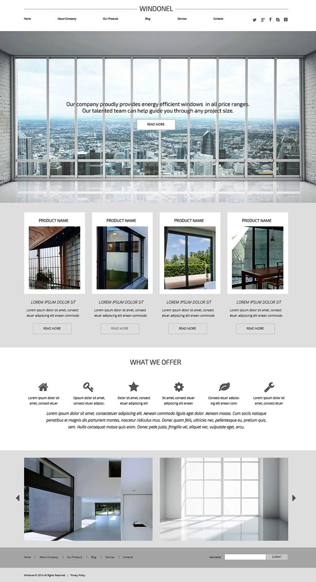 Window Responsive WordPress Theme