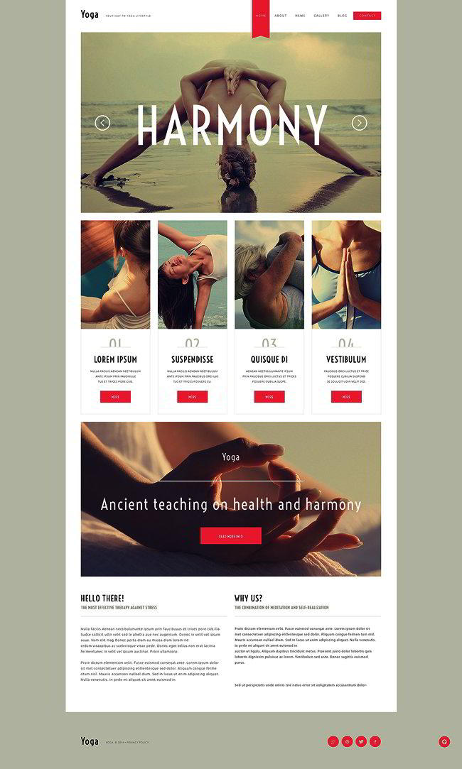 Yoga Responsive WordPress Theme