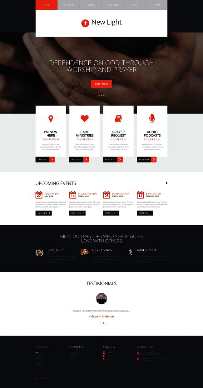 Enlightenment Faith WordPress Theme