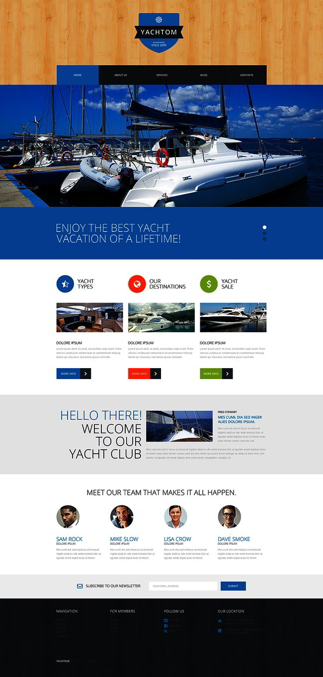 Pleasant Yachting Experience WordPress Theme