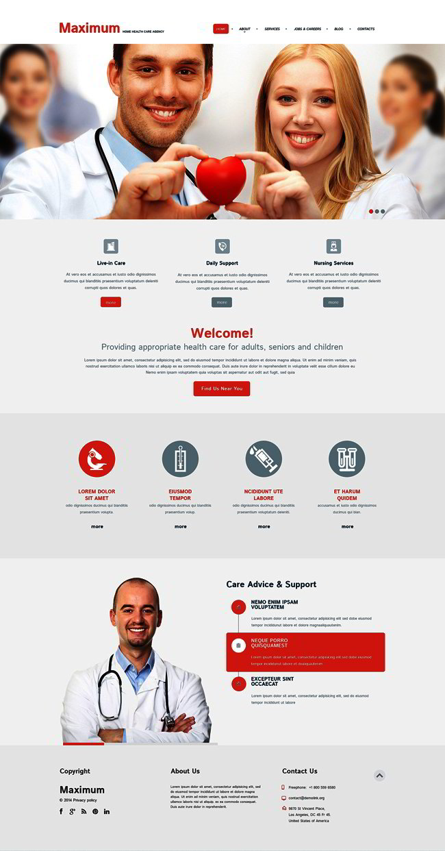 Medical Responsive WordPress Theme