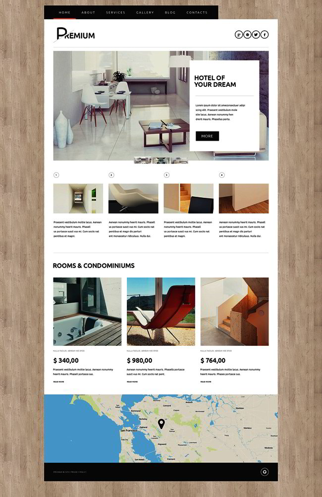 Hotels Booking Agency WordPress Theme