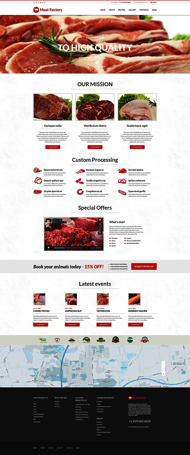 Health Benefits of Meat WordPress Theme