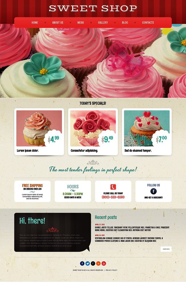 Cafe and Restaurant WordPress Theme