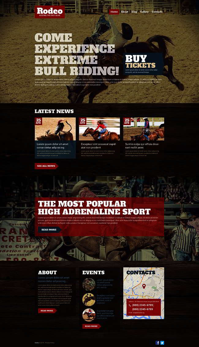 Rodeo WordPress Theme