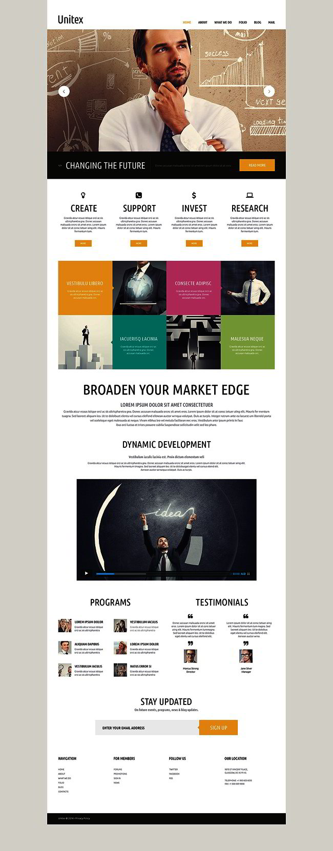 Global Business Website Template