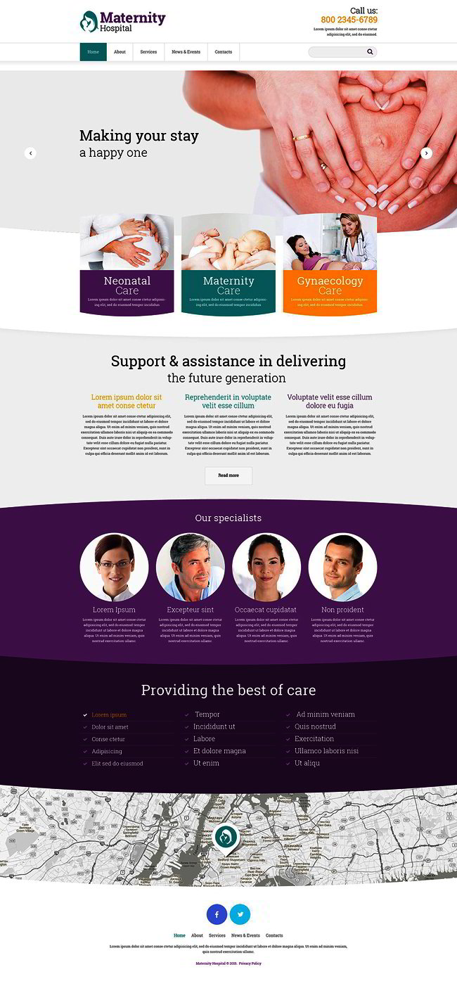 Women's Consulting Website Template