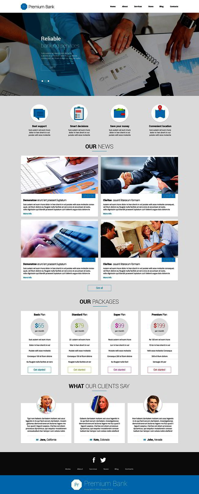 Trustworthy Financial Institutions Joomla Template