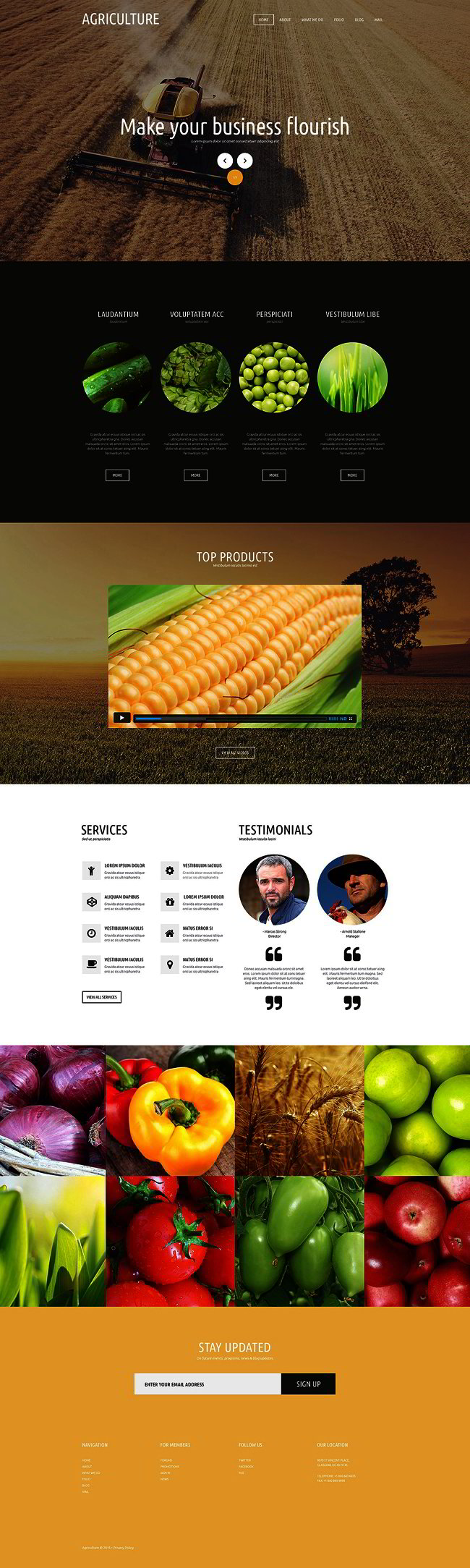 Agriculture Joomla Theme
