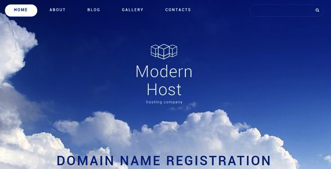 hosting joomla template